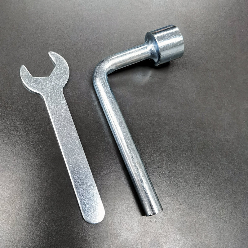 Niu Li 7-shaped hexagonal socket single-head open-end wrench stamping galvanized combination set for garden hardware accessories details Picture