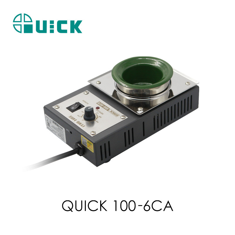 QUICK 100-6CA tin furnace, constant temperature small tin furnace, high-temperature industrial tin pot details Picture