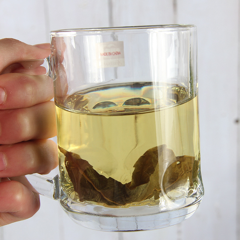 Mugs, thickened glass cups, household water cups, tea drink cups, beverage cups, juice breakfast cups, milk cups wholesale Specification drawing