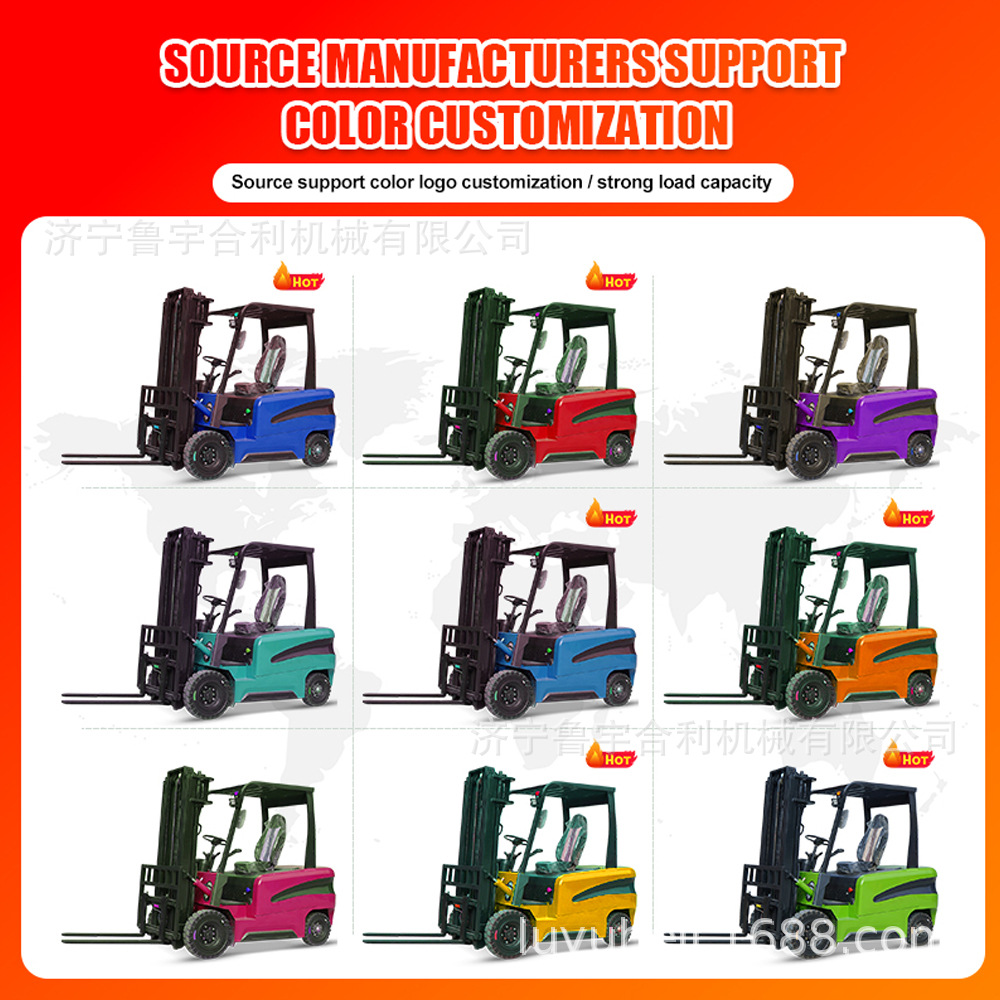 2-ton electric forklifts for cross-border export, 3-ton battery forklifts for construction site warehouse loading and unloading, four-wheel drive lithium battery forklifts Application Scenario