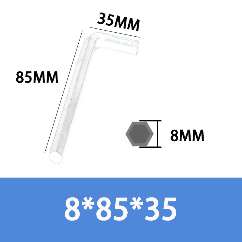 L-shaped disposable wrench tools, hexagonal screwdriver, galvanized hexagonal hexagonal key, Allen wrench undefined