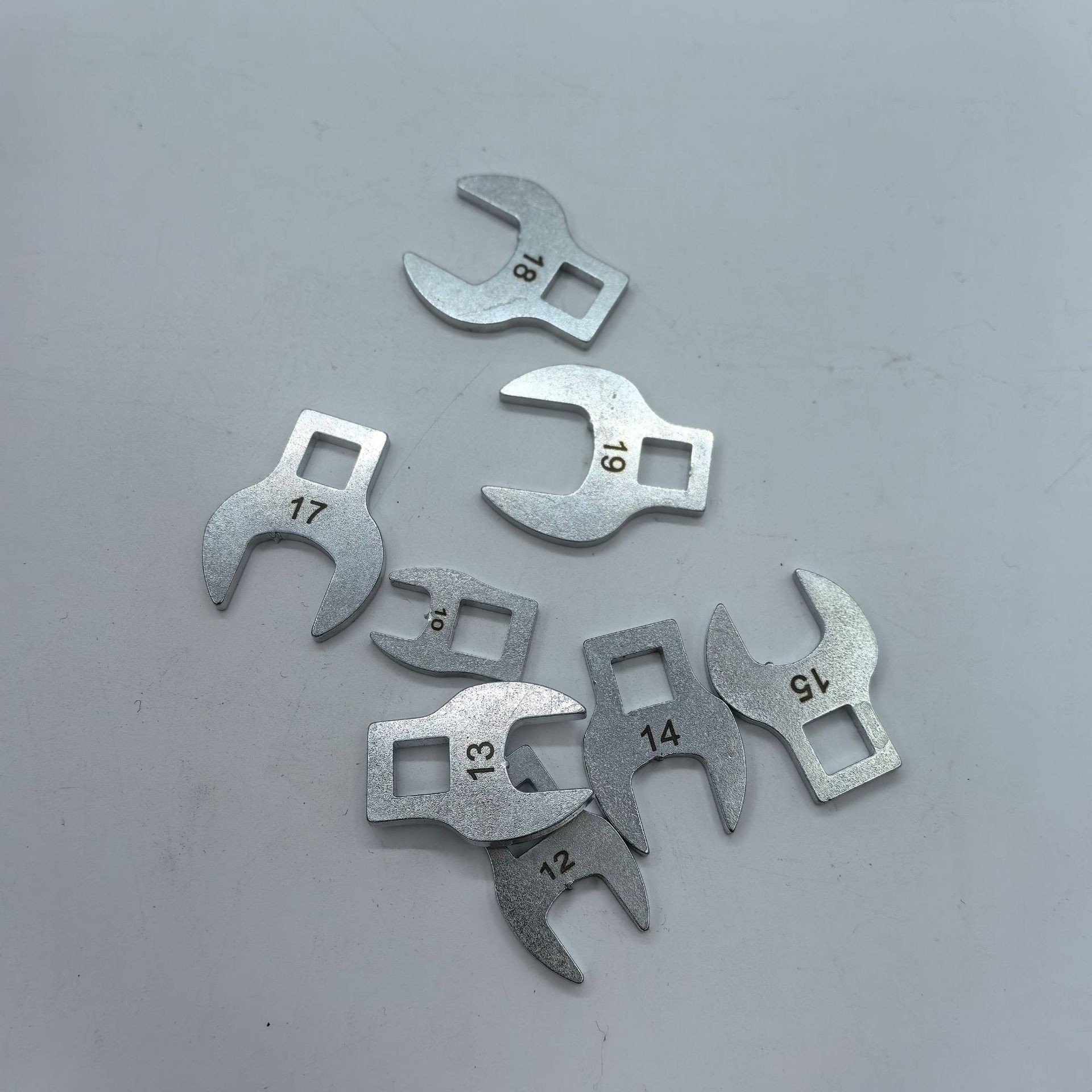 3/8-inch interchangeable head adjustable wrench 8-piece set, mid-range flying ratchet wrench, L-shaped horn wrench undefined