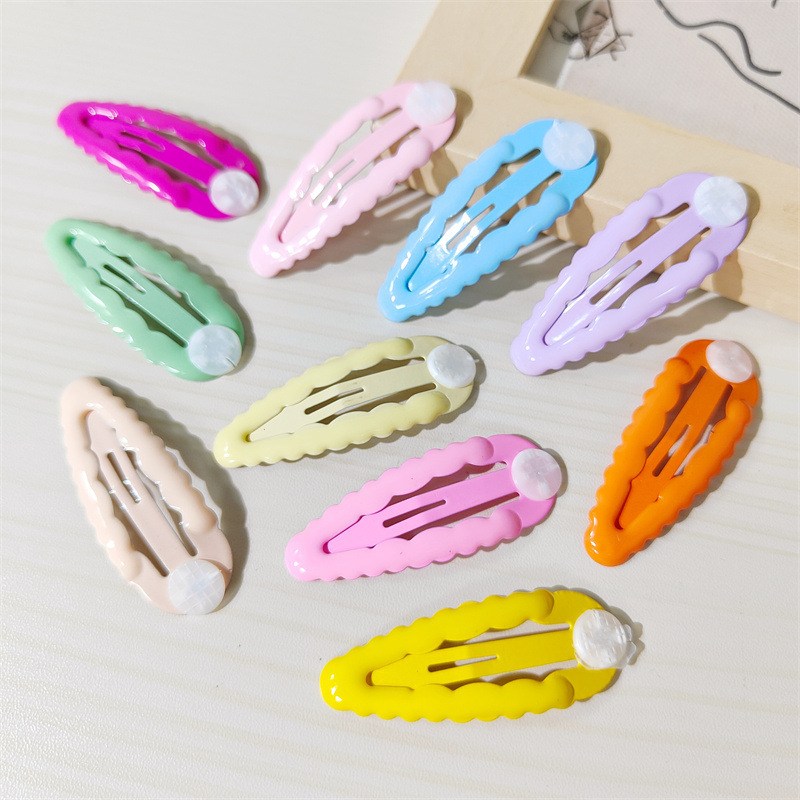 Candy-colored diy hair clips, children's hair accessories, headwear, ins broken hair clips, handcrafted Korean-style hair clips wholesale full figure