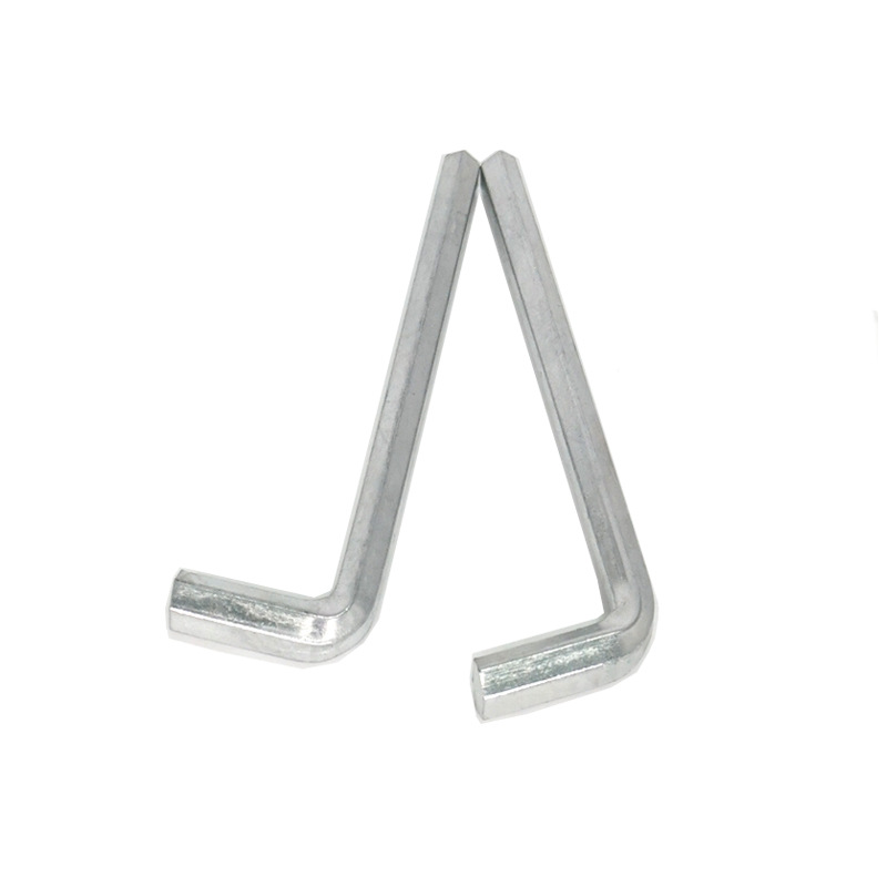 L-shaped disposable wrench tools, hexagonal screwdriver, galvanized hexagonal hexagonal key, Allen wrench Specification drawing