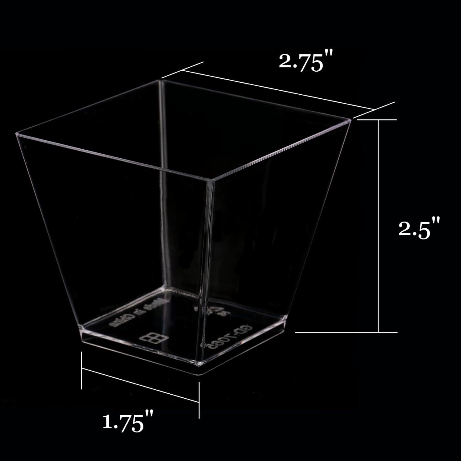 Factory wholesale 210ML disposable transparent dessert cups with LIDS, double-layer milk cake jelly plastic PS mousse cups details Picture