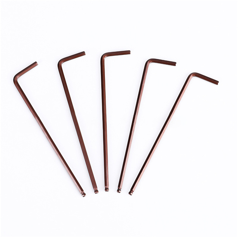 Wholesale of S2 alloy steel red-tipped wrenches, hexagonal ball head wrenches, wave head hexagonal wrenches and hexagonal extension wrenches from the manufacturer details Picture