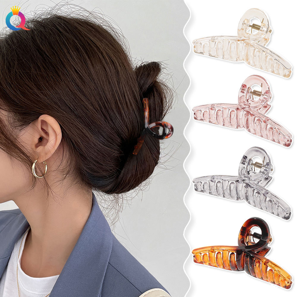 Qiyue Cross-border Small hair Clips, shark clips, back head curls, hair grabbers, women's simple hair grabbers, hair accessories wholesale details Picture