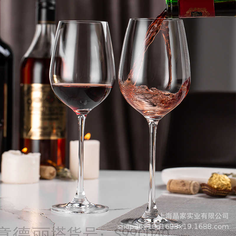 Idelita crystal glass wine glasses, goblets, wine glasses, champagne glasses, Chardonnay series with LOGO printing details Picture
