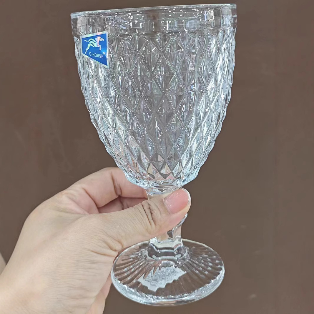 ins Red wine glass set: Home European wine glasses, Champagne glasses, European crystal glass goblets Item Picture