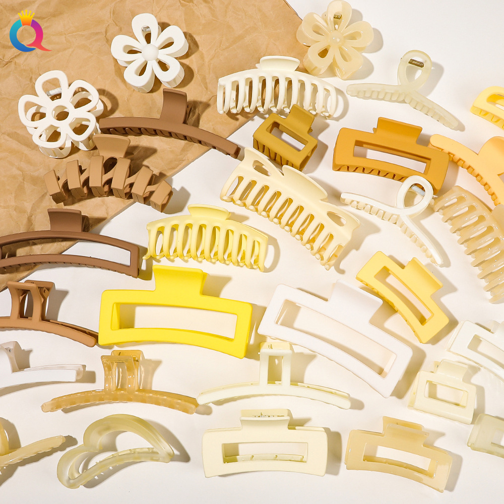 Qiyue Cross-border Large Hair clips, ins shark clips, cute hairpins, hair grabbers, hair clip clips, hair accessories wholesale full figure