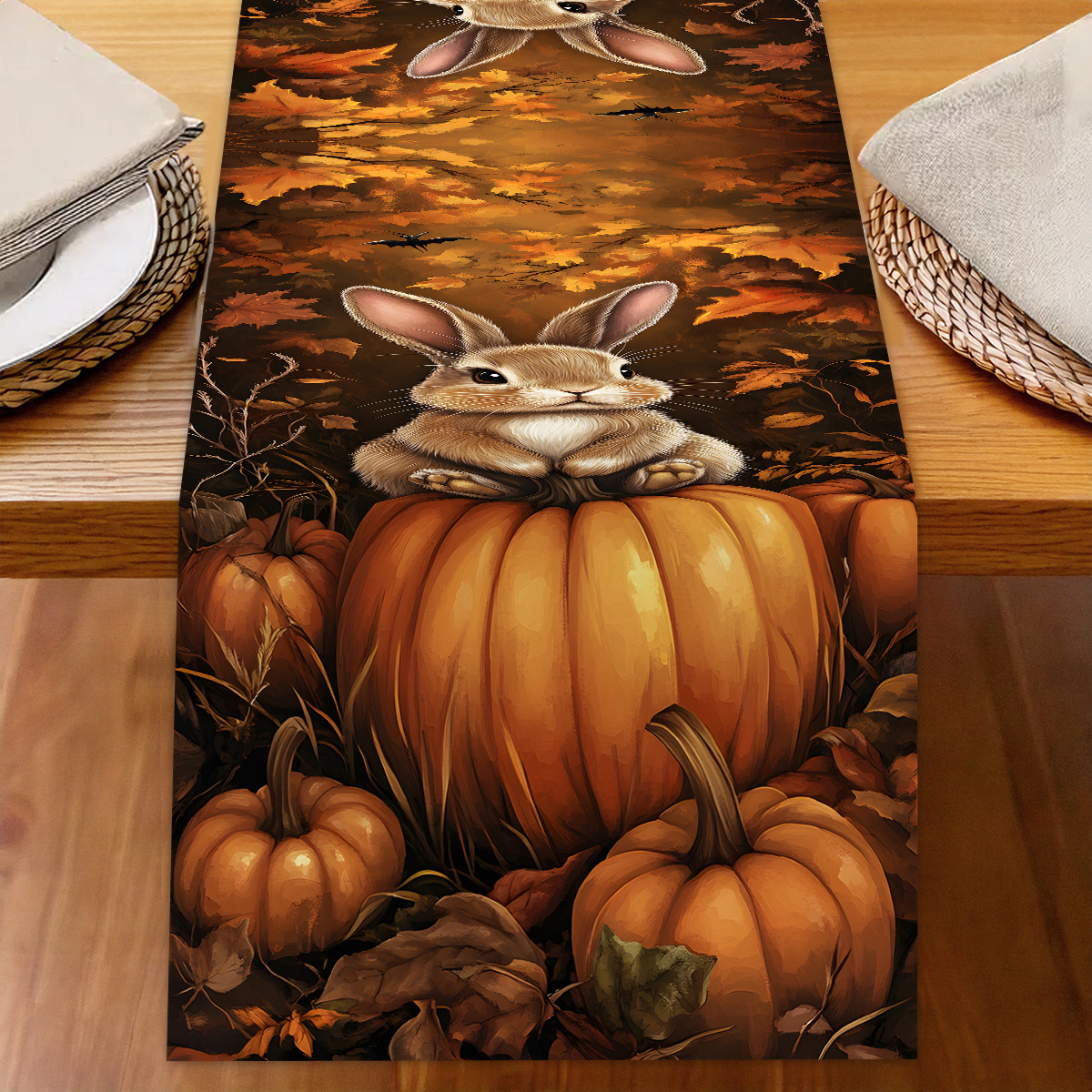 Waterproof and oil-proof European-style printed tablecloth Application Scenario