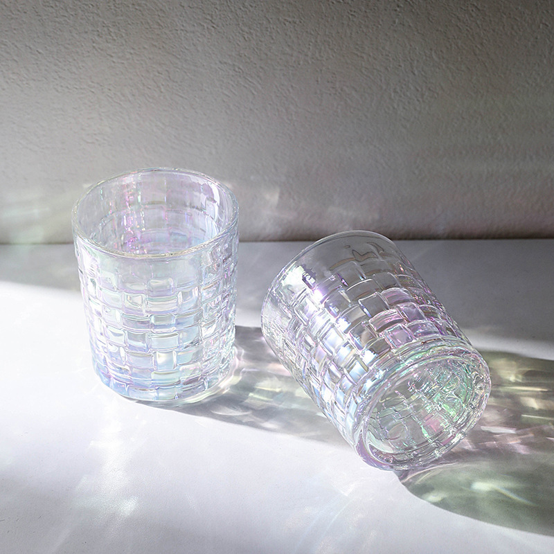 Woven glass cups, home relief water cups, juice coffee cold drink cups, INS style, fresh and forest-themed cups, the same style as bloggers Application Scenario