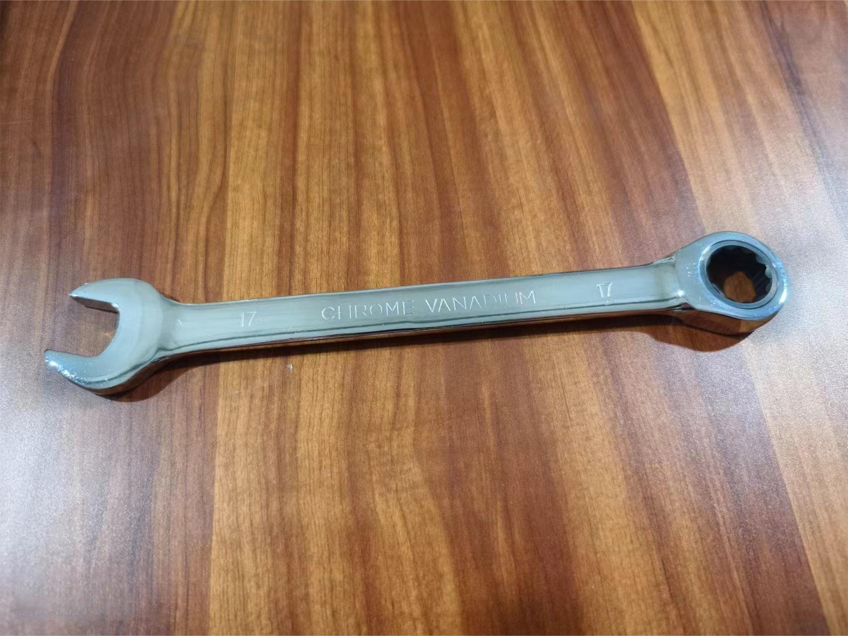 Industrial-grade fast ratchet wrench, 72-tooth oscillating ratchet, anti-rust electroplated bright surface, 72-tooth dual-purpose wrench, chromium-vanadium steel undefined