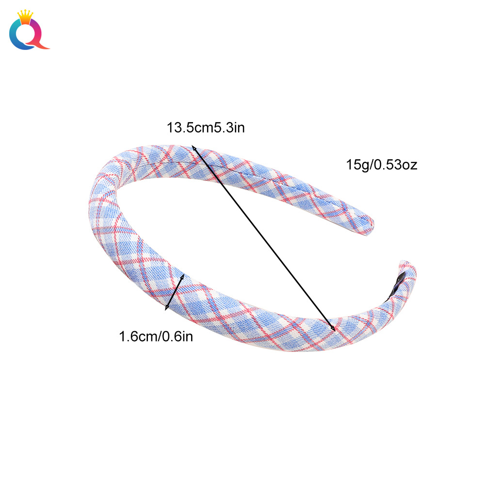 Qiyue Korean-style fresh and cute face wash sponge hair band, women's hair clip, versatile and high-end style, hair hole and hair accessory wholesale Application Scenario