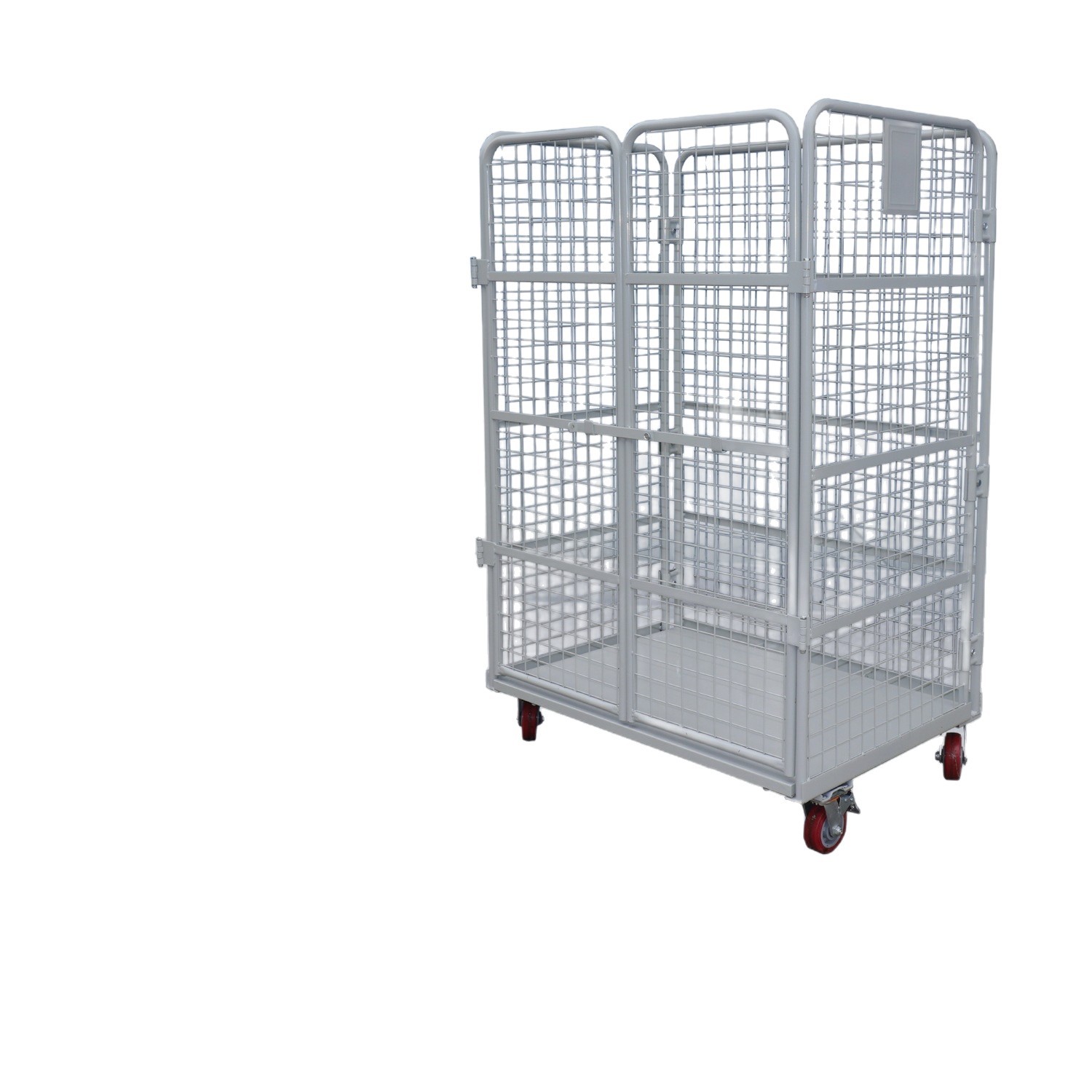 Mobile multi-functional wheeled logistics trolley, folding storage cage, turnover handling and loading/unloading vehicle, express basket, multi-layer trolley Item Picture