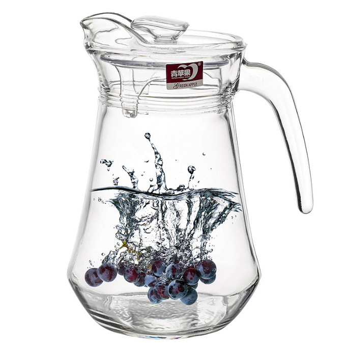 Wholesale of large-capacity cold water kettles for green apples, juice kettles for hotels and restaurants, household water kettles, and household water appliance sets Item Picture