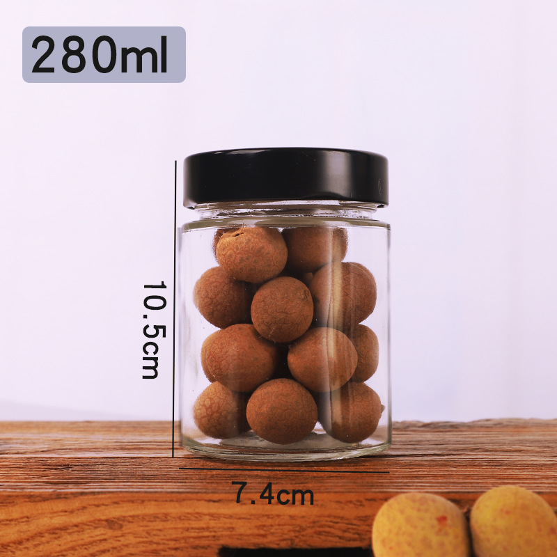 Glass storage jars, kitchenware, grain storage boxes, sealed jars for nuts and coffee beans, honey glass bottles Application Scenario