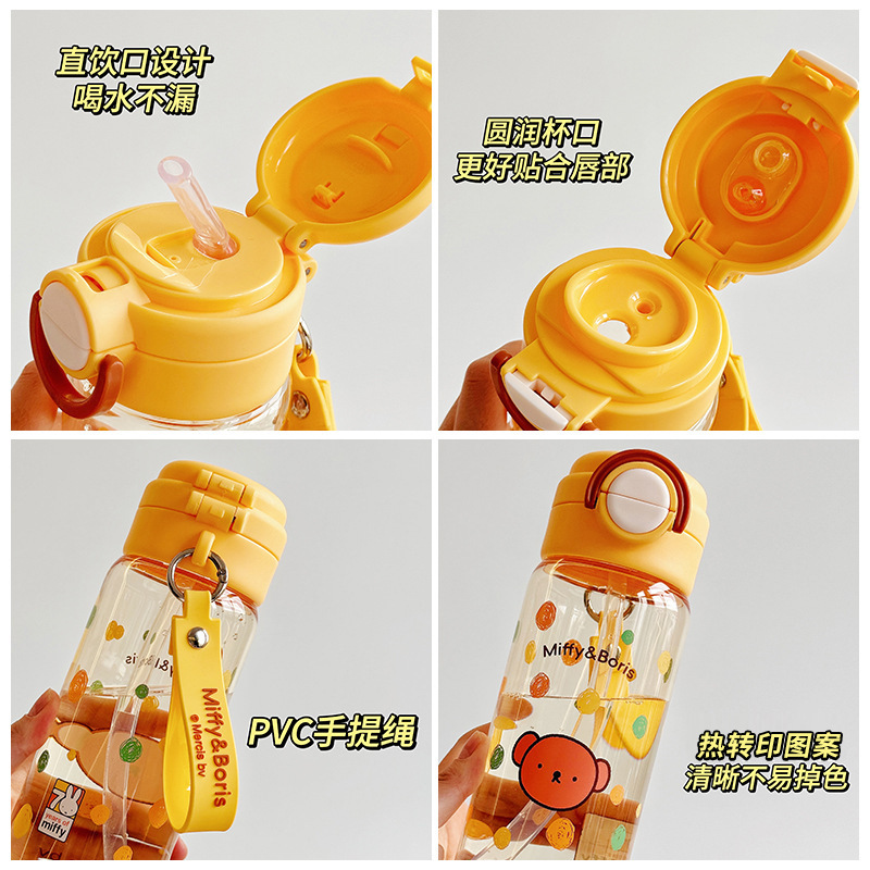 Wholesale of genuine Mifei Happy Double Drinking Cups, portable outdoor sports plastic water cups for students, and cups with high appearance standards for girls Application Scenario
