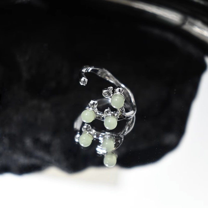 New Chinese-style national trend style, high-end, individual and fashionable open ring, women's Instagram cold style quality ring, index finger ring Application Scenario
