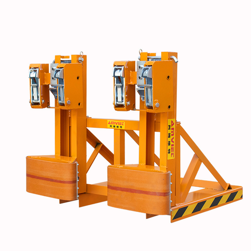 Oil drum fixture, forklift oil drum clamp, heavy-duty eagle-beak oil drum handling grab clamp Item Picture