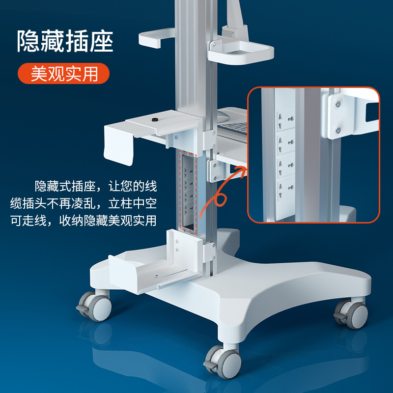 Likaymo dental scanner trolley, 3shape trolley, Pintai display mobile trolley Specification drawing