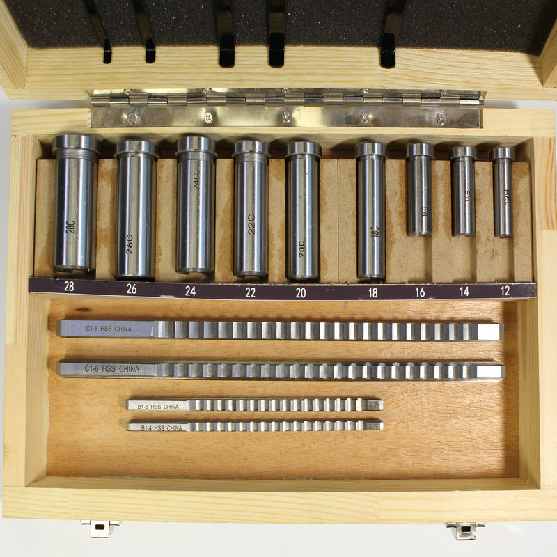 The manufacturer offers 18PCS metric keyway broach sets, high-speed steel HSS keyway broach and keyway push cutters in stock details Picture