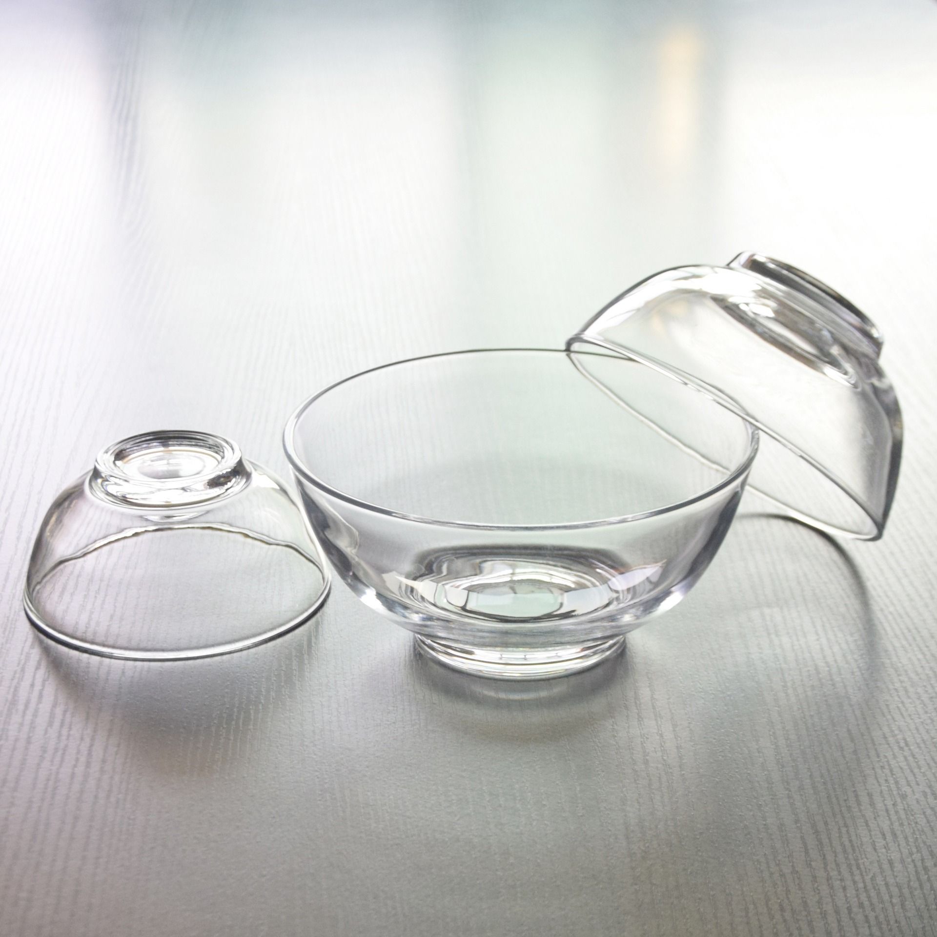 Lizun transparent glass dessert bowls, snack bowls, fruit bowls, sauce bowls, glass bowls wholesale with logo printing details Picture
