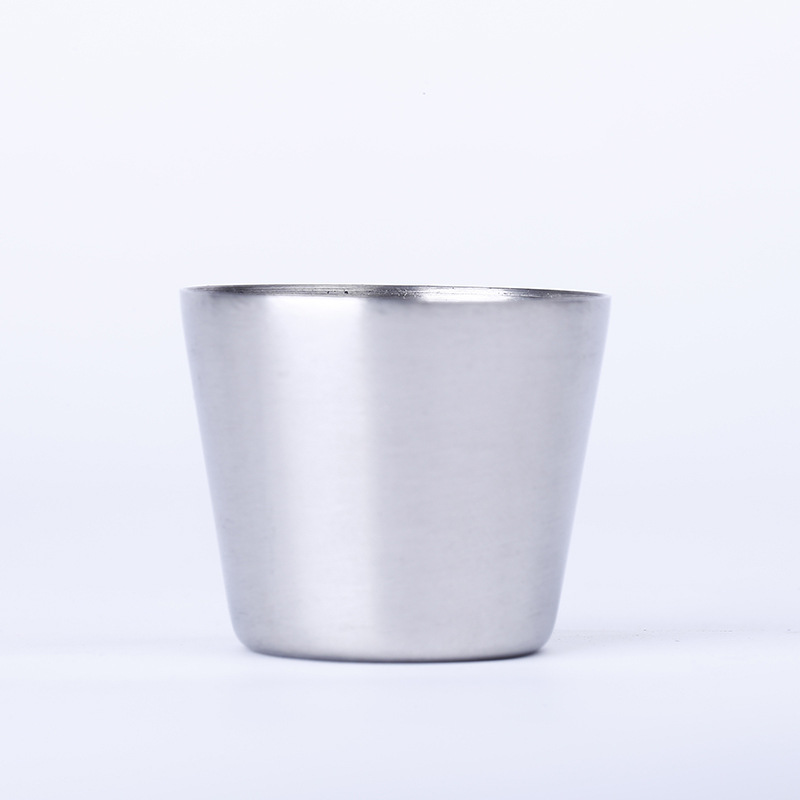 Stainless steel wine glasses, beer glasses, portable mini cups, stainless steel mouth cups, slender and long cups that can be engraved, 33x23x2 details Picture