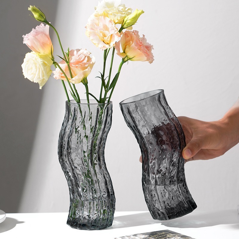 Glass vases, Nordic creative home decoration, transparent water-grown fresh flowers, lucky bamboo, living room ornaments, flower arrangements wholesale Application Scenario