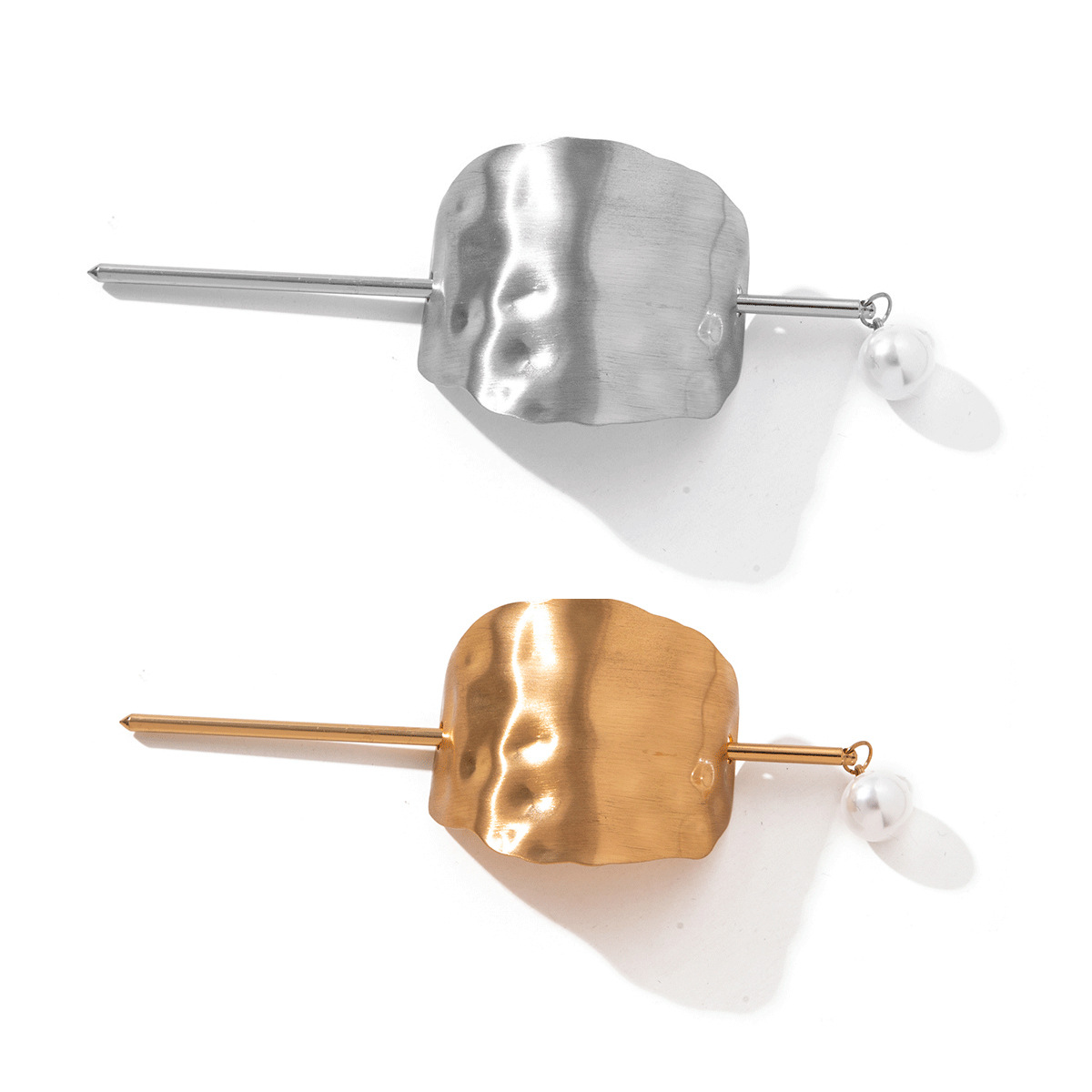European and American cross-border versatile hair accessories, alloy geometric hairpins for the back of the head, best-selling niche and elegant hairpins on Amazon Item Picture