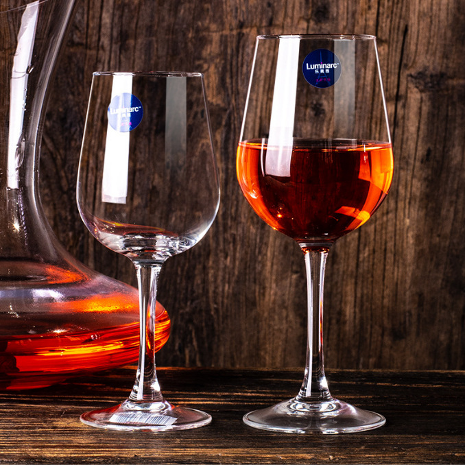 French Le Merrier estate red wine glasses, creative tall glasses, home tempered glass wine glasses, champagne wine glasses full figure