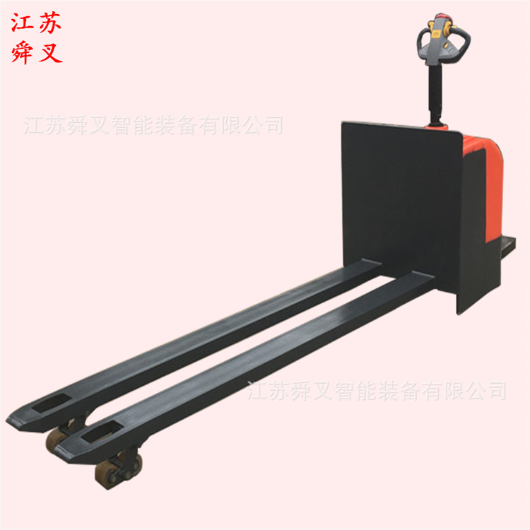 3/5-ton electric pallet handling forklift, 3/4-meter-long fully automatic hydraulic lifting ground battery stacker loading and unloading machine details Picture