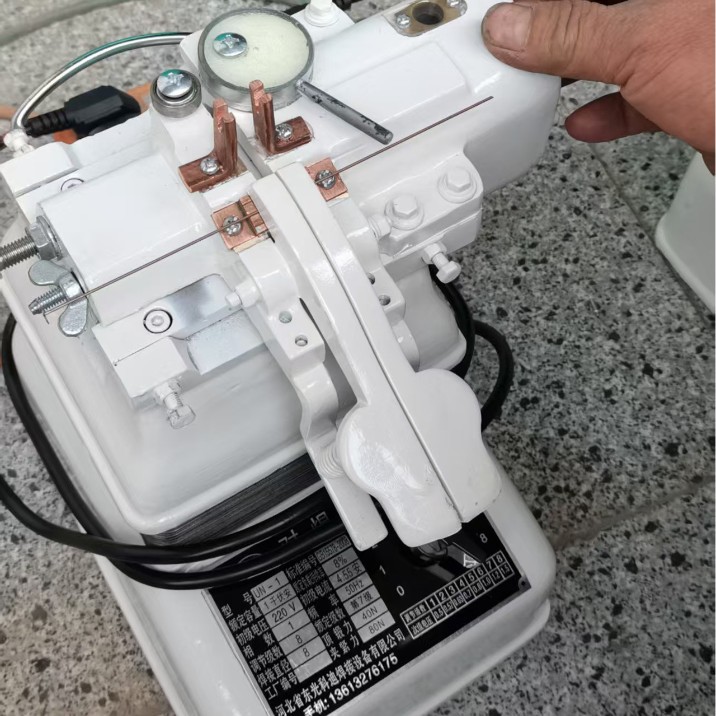 Pneumatic steel bar butt welding machine, wire drawing, small metal stainless steel spot welding machine, UN type iron wire joint machine Application Scenario
