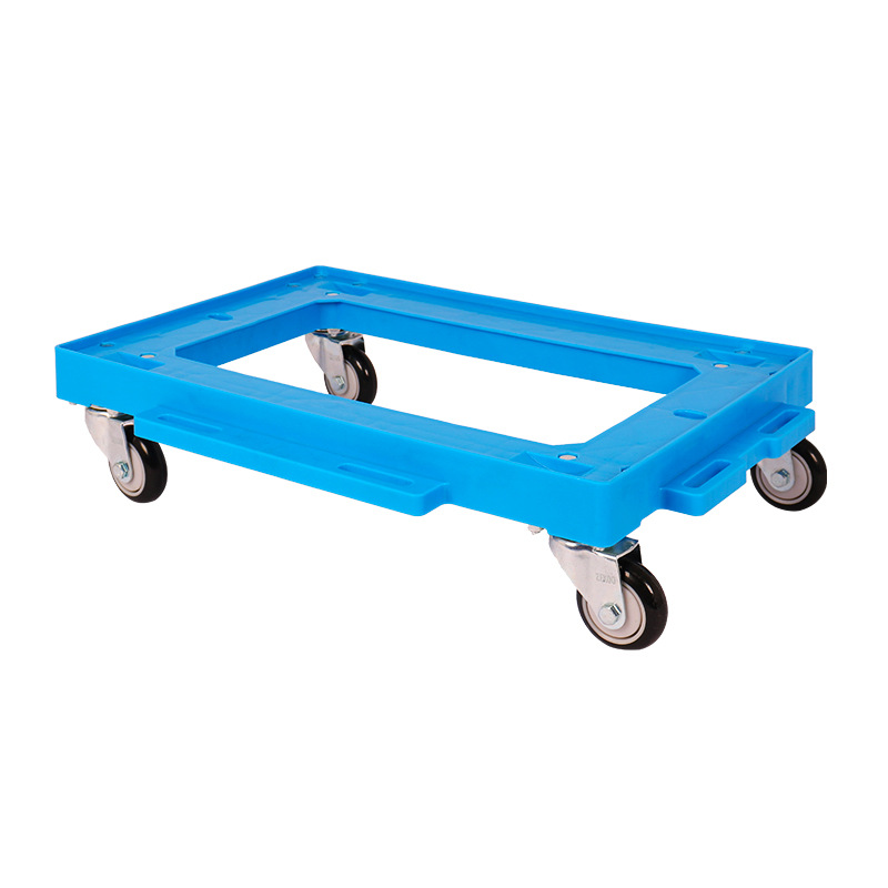 Turtle cart, flatbed truck, spliced hollowed-out wholesale, lightweight turnover cart, four-wheel universal transporter, portable Item Picture