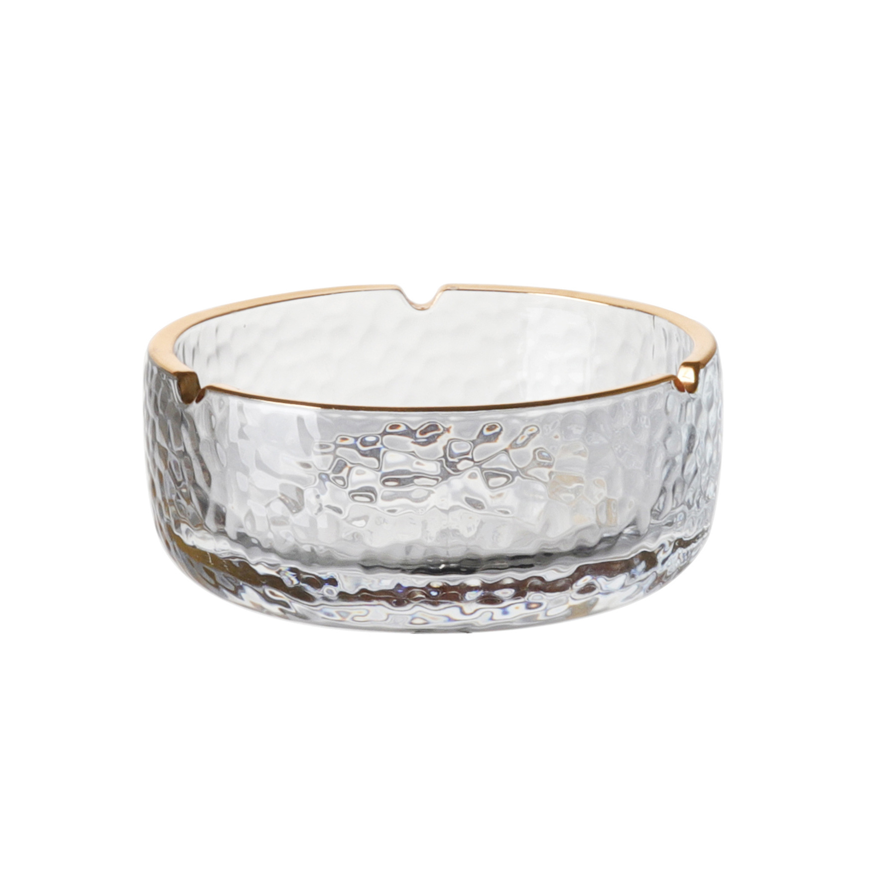 High-end home living room thickened light luxury glass ashtray, office creative light luxury high appearance level high-end ashtray Item Picture