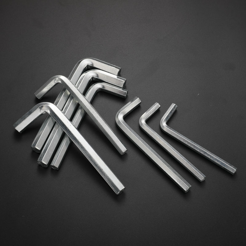 Allen wrench 1.27-10mm simple disposable L-shaped wrench, Allen wrench, hex key Specification drawing