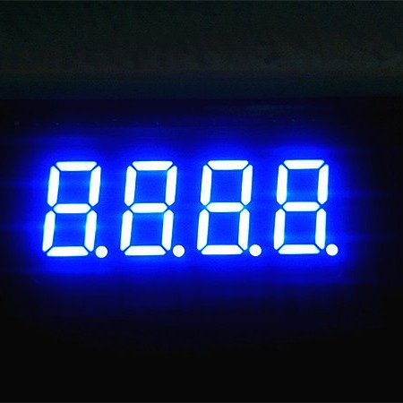 Factory direct supply of 0.36-inch 4-digit 3461AB co-cathode 3461BB co-cathode high-brightness blue LED digital tubes full figure