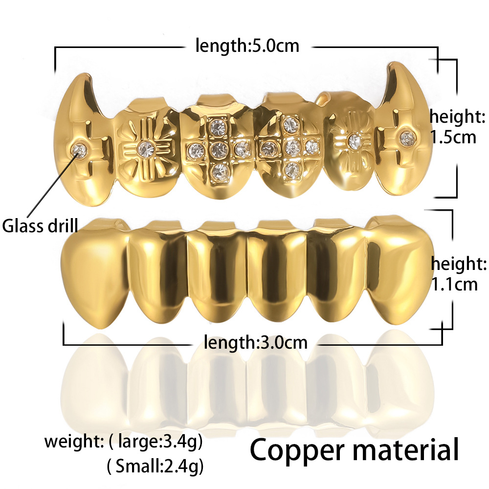The manufacturer supplies 6-toothed, buck teeth, hip-hop teeth, Halloween props, HIPHOP trendsetters and nightclub dentures for European and American trends full figure