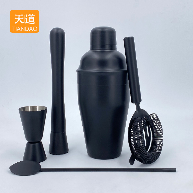 Bar stainless steel cocktail shaker set 500ml, complete shaker set, metal wine utensils details Picture