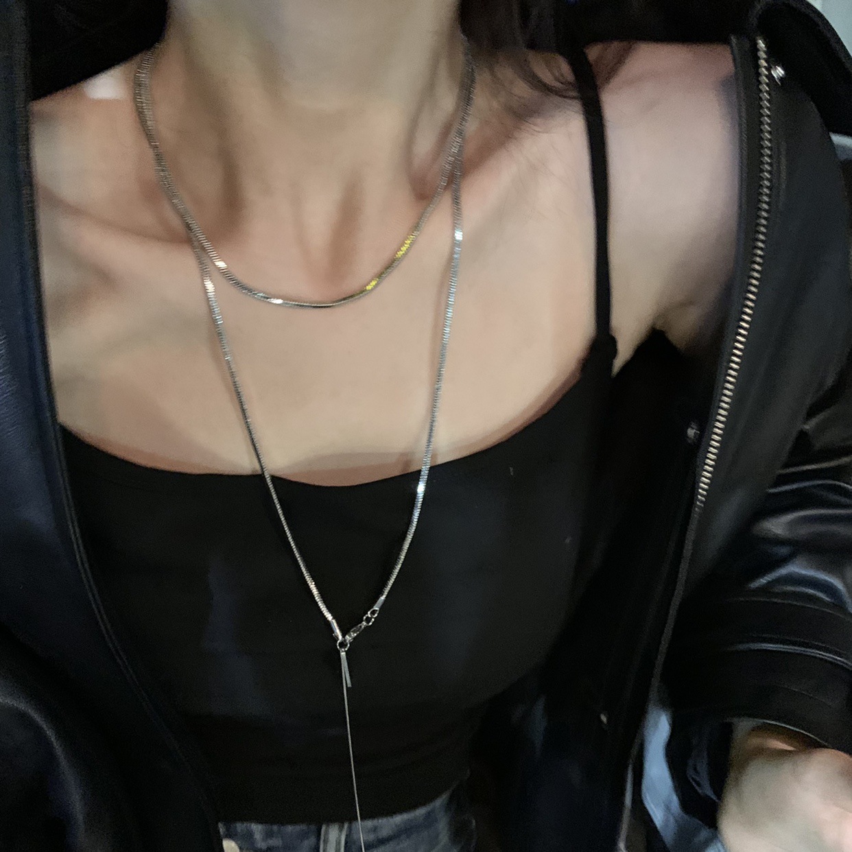 The shop owner highly recommends it! Versatile and personalized! Pearl necklace, elegant socialite, collarbone chain, feminine, niche new style Specification drawing