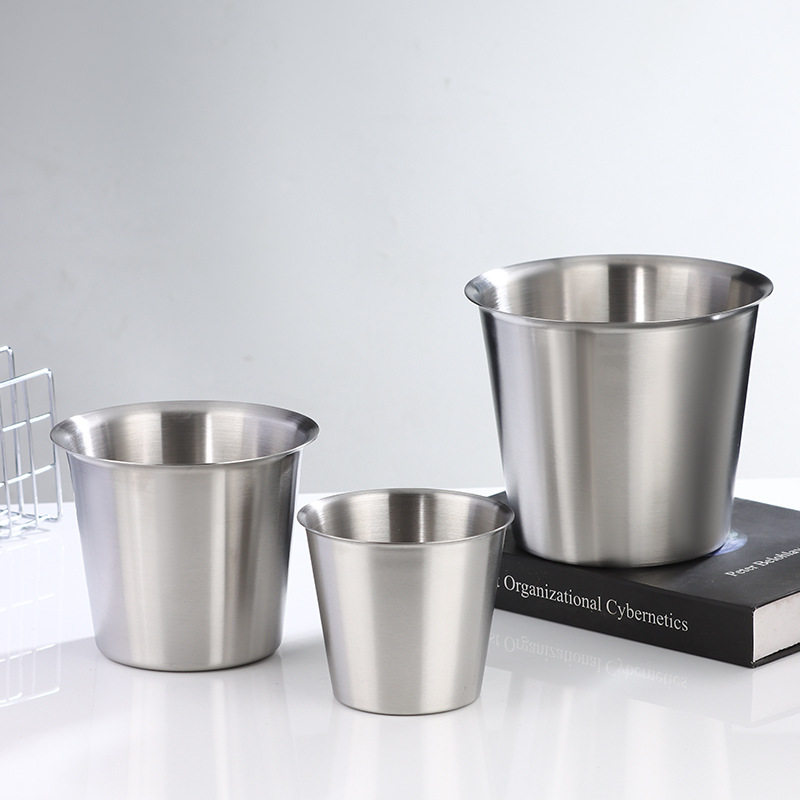 Stainless steel French fries, fried chicken, snack bucket, portable ice bucket, self-service seafood bucket, ice cream, dessert bucket, grilled meat, lettuce bucket Specification drawing