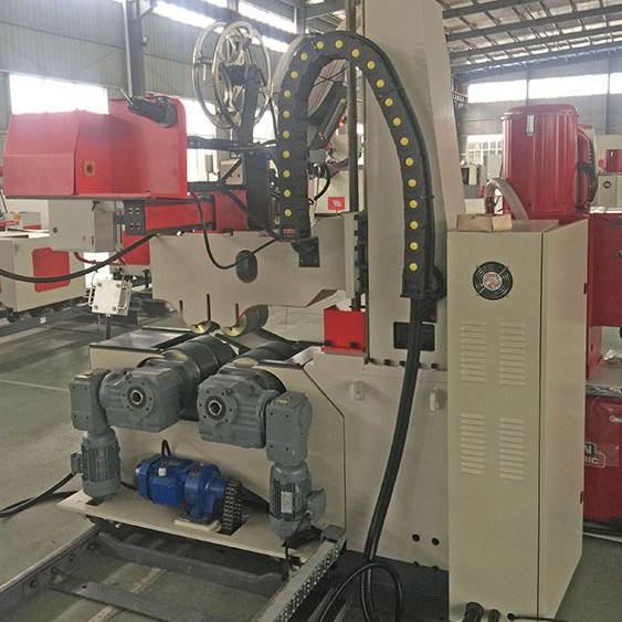 SPAWM series compression type automatic welding machine, roller drive compression welding Specification drawing