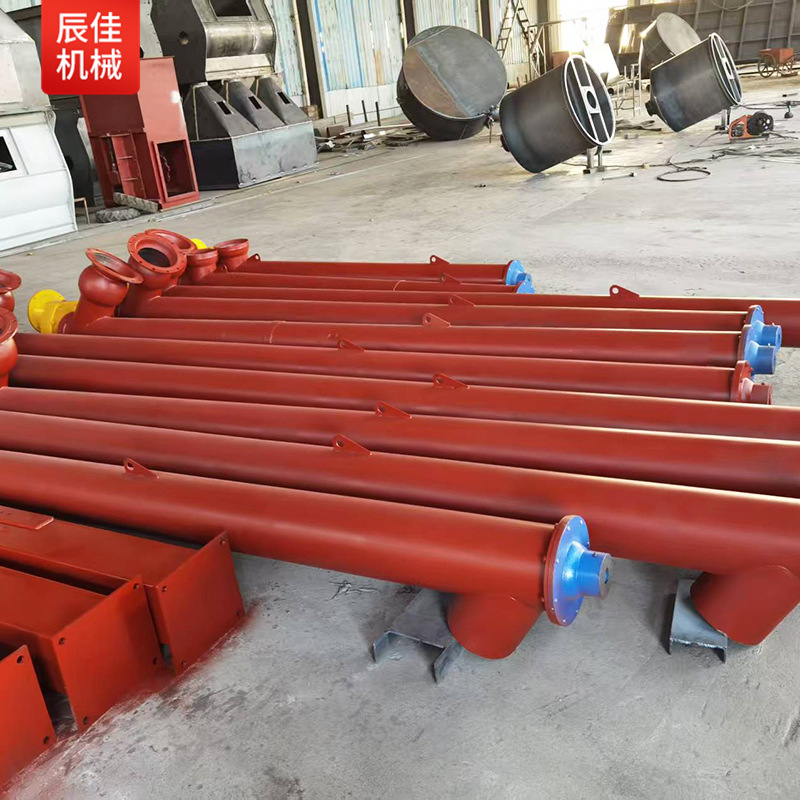 Automatic feeding machine for mortar conveying on construction sites, screw cutter, batching machine, screw conveyor with screw lifting Application Scenario
