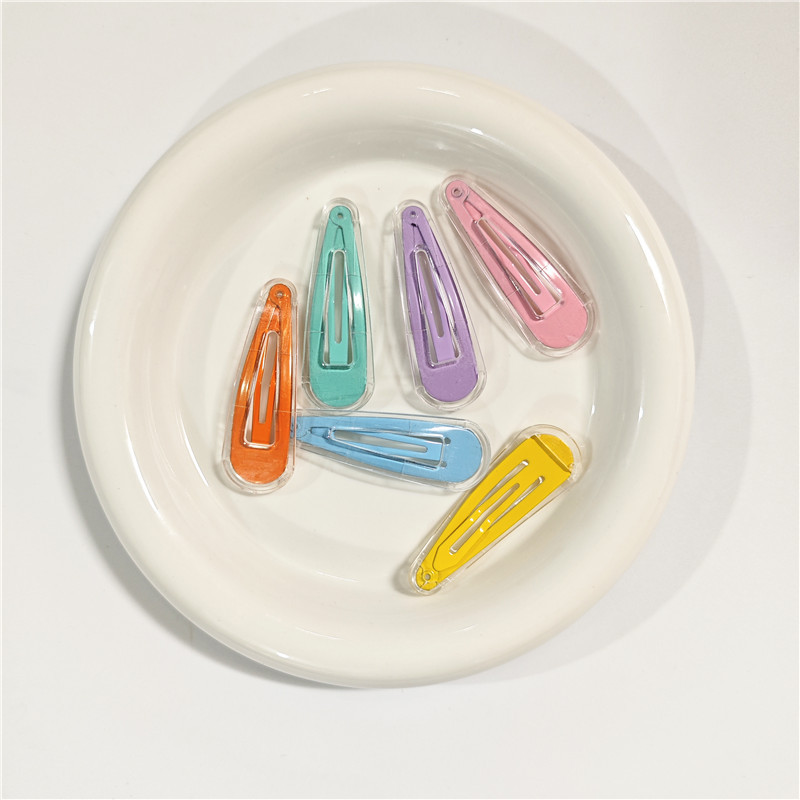 High-end handmade diy hair clips, water drop clips, children's hair accessories, colorful case hair clips, hair accessories, headwear, clothing accessories full figure