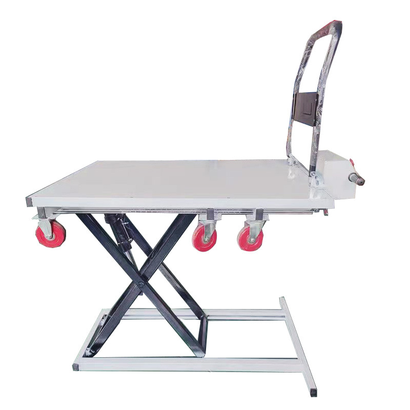 Ximuleike portable electric hydraulic lift truck for household use 500kg hydraulic hand cart Item Picture