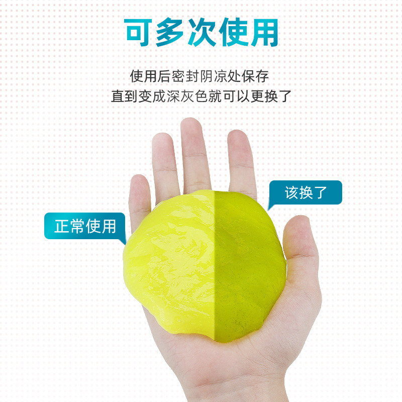 Car cleaning soft rubber, car dust removal glue, car cleaning tools, keyboard mud for crevices inside the car, magic cleaning mud Application Scenario