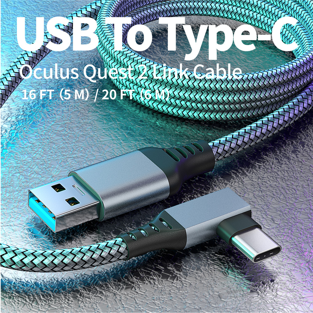 Meta Oculus Quest 2/3S VR Link Cable Data Quest 3 Streaming Cable Charging cable details Picture