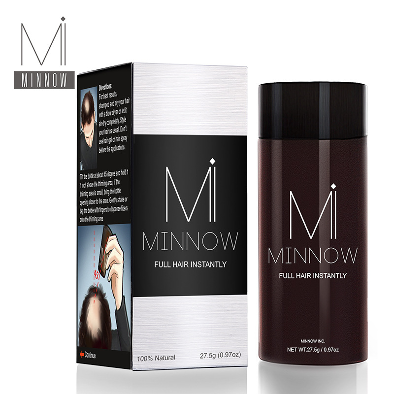 The official website offers direct sales of MINNOW hairdressing and hair styling products, including hair powder and dense fiber wigs for hairline modification full figure