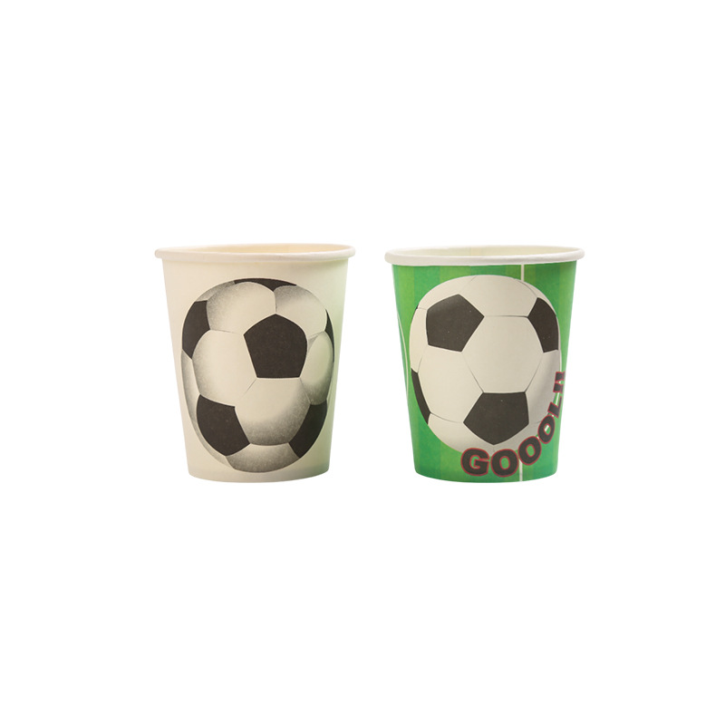 Disposable paper cups, soy milk cups, office tea cups, cold and hot drink cups, commercial color printed theme party paper cups Item Picture