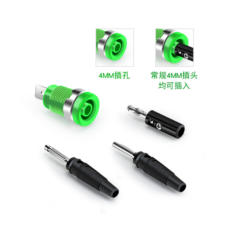 Nylon high-voltage safety type 4mm panel banana socket hole 4.8mm terminal multimeter socket Application Scenario